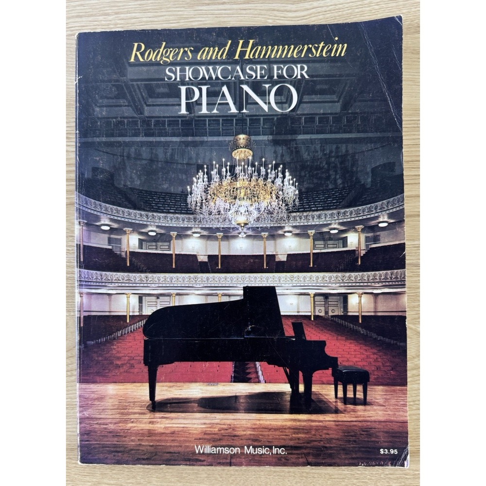 Vintage Rodgers & Hammerstein Showcase for Piano Sheet Music Songbook 20 Songs